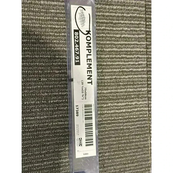 IKEA KOMPLEMENT Plastic Clear Divider For Pull Out Tray Organizers | 802.467.91 - Picture 5 of 5